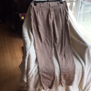 Transit Par Such Wool Linen Sand Color Pants Never Used Made in Italy 🇮🇹